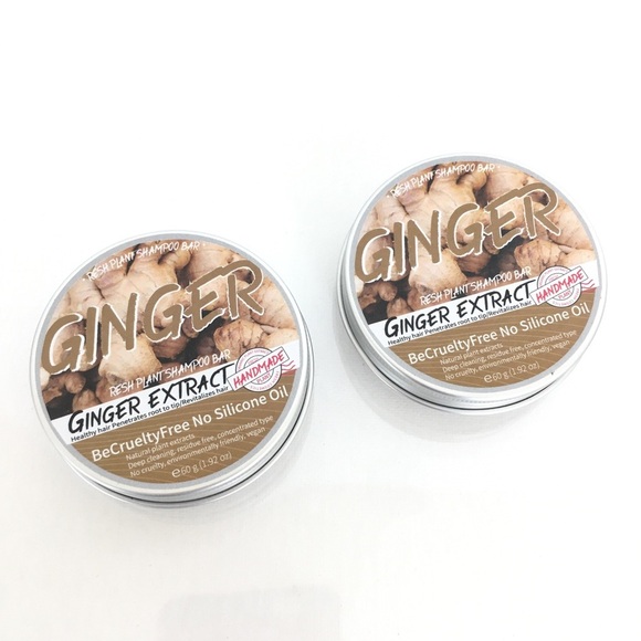 Ginger Hair Regrowth Shampoo 2 Bar Bundle Ginger Polygonum Shampoo Soap NEW NWT - Picture 7 of 12